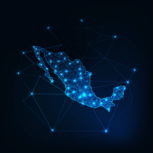 Mapa de México interconectado. Los dueños de La Cosmopolitana ven en el nearshoring una gran oportunidad para la industria alimentaria.